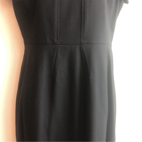 ⭐🎩Brooks Brothers Classic Black Midi Dress - Picture 5 of 9